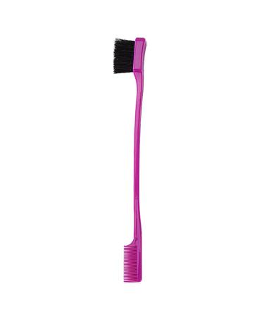 Eyebrow comb Portable Toothbrush Eyebrow Comb Double-head Makeup Brush Multifunctional Dye Hair Brush Eyebrow Brush Black