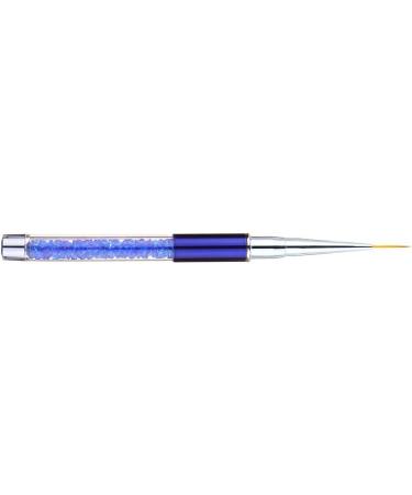 FIOERDTUIE Nail Brush Nails Painting Tool Convenient Fingernail Art Brushes DIY Decoration Accessory Fingernails Pens for Salon Dark blue - Buy Online on SooperMarket.com