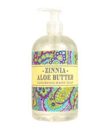 Greenwich Bay Trading Company Botanical Collection: Zinnia Aloe Butter 16oz Hand Soap