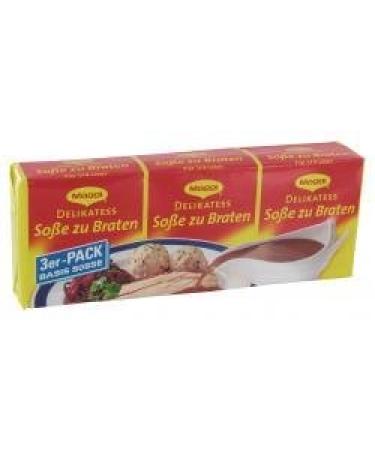 MAGGI DELIKATESS Sosse zu Braten Roast Gravy Mix (pack of 3 x 250 ml) by Maggi