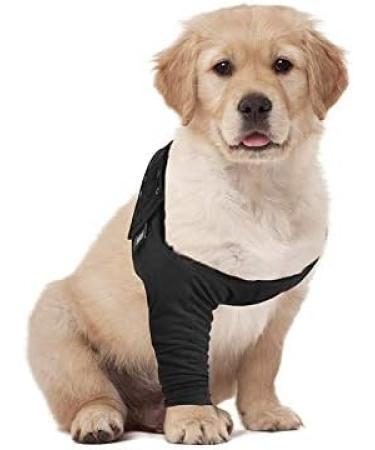 Suitical Recovery Sleeve for Small Dogs - Black | Dog Post-Op Protection - Buy Online on SooperMarket.com
