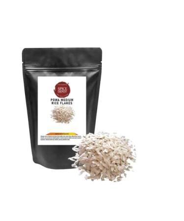 Spice Depot Powa | Poha | Rice Flakes Medium | Flattened Rice Premium Quality (100 Gram)