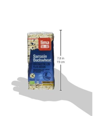 LIMA Buckwheat Waffles with Linseed - Pack of 12 (12 x 130g) - Gluten-Free Vegan Healthy Snacks - International Shipping Available - Buy Online on SooperMarket.com