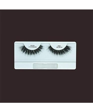 ZURI Fauxmink False Eyelashes | XD/8D X-Dimensional Natural False Lashes | False Eyelashes Natural Look | Thick Eyelashes With Lash Applicator | Natural Eyelashes with Glue | Mink Eyelashes Style #999 - Buy Online on SooperMarket.com