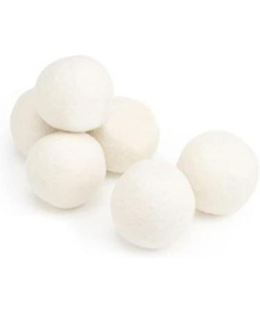 SPORTARC Wool Dryer Balls 6pcs Reusable Organic Fabric Softener Alternative Reduce Wrinkles & static cling Shorten Drying Time - Buy Online on SooperMarket.com