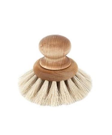 Iris Hantverk Birch and Horse Hair Round Dish Brush with Knob