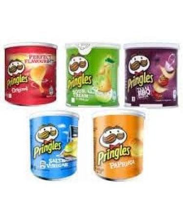 Pringles Sour cream & onion Pop & Go Crisps 12 x 40g - Buy Online on SooperMarket.com