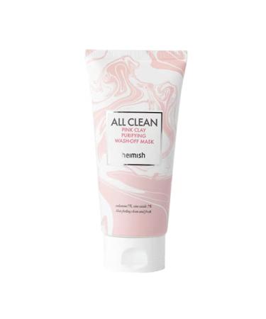 Heimish All Clean Pink Clay Purifying Wash-Off Mask 5.29 oz (150 g)