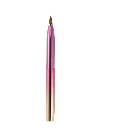 Exquisite Professional Lip Brush Applicators-Retractable Lipstick Brushes- Lipstick Gloss Makeup Brush Tool For Women and Girls (Two-Head-Gradient)