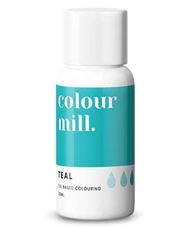 Colour Mill Oil Based Food Colouring 20ml Colours all Icings Chocolate Dough and more (Teal)