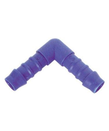 6mm 1/4 Elbow Plastic Barbed Hose Pipe Connector Suitable for Fuel Water Oil Gas