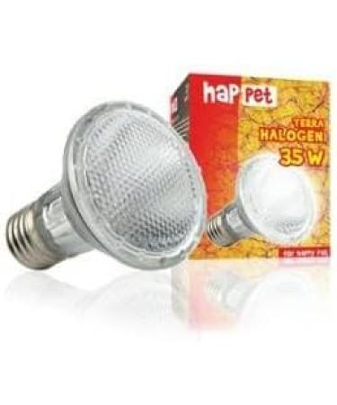 Happet Halogen Spot Light - Reptile Heat Lamp for Terrariums & Poultry 35W 50W 75W - Optimal Heat & Light for Pets - Buy Online on SooperMarket.com