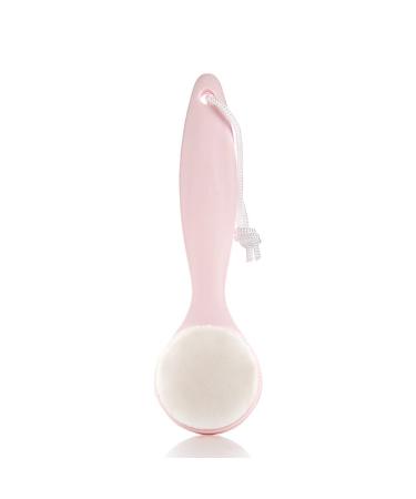 1PC Soft Bristle Face Cleaning Brush Deep Pore Cleaning Brush Makeup Removal Manual Massaging Brush Facial Skin Care Beauty Tool(Pink) sensitive skin