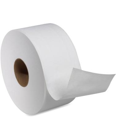 Bunzl TRK12024402 T-Tork Bathroom Tissue Refill 3.7" x 751' 2-Ply White 12 Rolls Per Carton