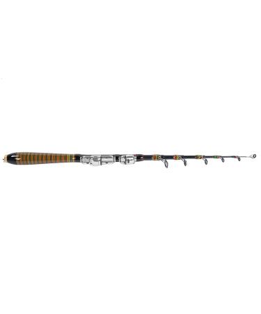 Alomejor Telescopic Fishing Rod Sea Fishing Rod Retractable Fishing Rod Carbon Material Hand Fishing Accessories 150cm