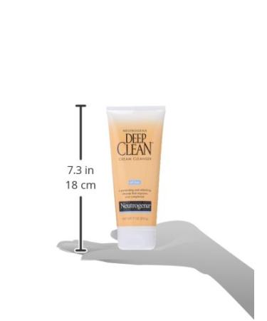 Neutrogena Deep Clean Daily Facial Cream Cleanser - 7 fl. oz | Beta Hydroxy Acid | Oil-Free & Non-Comedogenic - Buy Online on SooperMarket.com