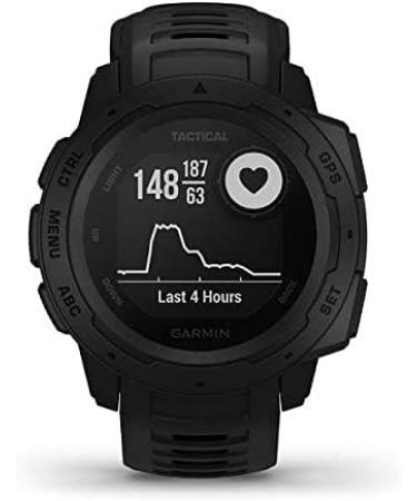 Garmin Instinct Tactical  Rugged GPS Watch  Tactical Specific Features  Constructed to U.S. Military Standard 810G for Thermal  Shock and Water Resistance  Black - Buy Online on SooperMarket.com