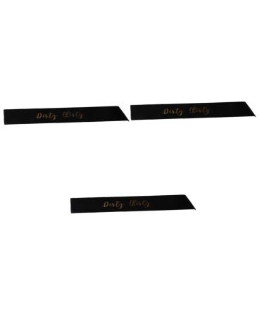 ERINGOGO 3 Pcs Birthday Party Decoration Party Accessories Etiquette Belt Shoulder Strap Earth Tones Makeup