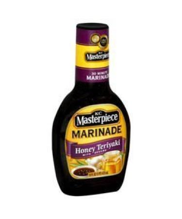 KC Masterpiece, Honey Teriyaki Marinade, 16oz Bottle (Pack of 3)