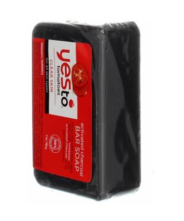 Yes to Tomatoes Clear Skin Activated Charcoal Bar Soap 7 oz - Pack of 2 - Buy Online on SooperMarket.com