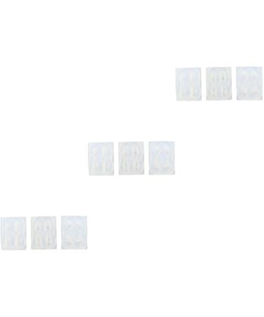 FOMIYES 9 Sets Body Silicon Nail Art Mold Decor Silicone Molds Nail Diy Template Led Eyebrow Clip 3d Silicone Mold Diy Nail Art Mold Nail Making Mold Diy Silicone Mold Three-dimensional