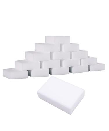 Magic Sponges Cleaning Eraser 50/100 Pack Melamine Sponge Foam Pads ,Multi-Functional Household Cleaning Kitchen Dish Sponge for Furniture,Bathroom,Bathtub, Sink,Floor, Baseboard, Wall Cleaner 50pcs 3.93x2.36x0.79in