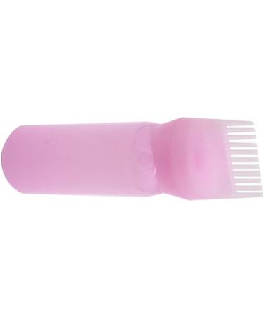 Hair Dye Bottle 160ML Shampoo Bottle Hair Comb Applicator Bottle Brush Bottle for Hair Dyeing Tool Style 3 Hair Oil Applicator Pink - Buy Online on SooperMarket.com