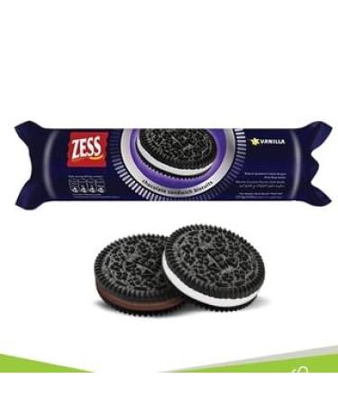 ZESS Cream Sandwiches Cookies 127.4gmx1pkt (Vanilla/Choco) (MY)