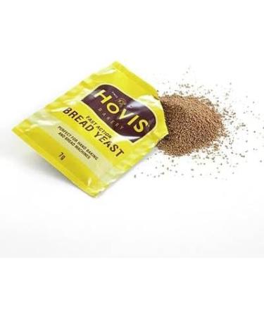 Hovis Bread Yeast Fast Action 42g | 6 X 7g Sachet | A blend of dried yeast and bread improvers | Suitable for Vegetarians - Buy Online on SooperMarket.com