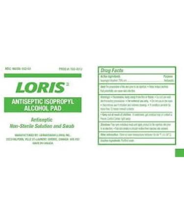 Loris Antiseptic 70% Isopropyl Alcohol (10 Pack | 2000 Pads) - Buy Online on SooperMarket.com