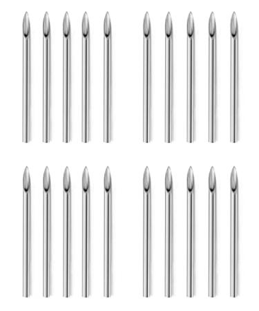 Vsnnsns Piercing Needles 10G 12G 13G 14G 16G 18G 20G Stainless Steel Body Piercing Needles for Nose Septum Ring Belly Cartilage Tragus Helix Rook Conch Daith Tongue Lip Eyebrow Rings Piercing Jewelry