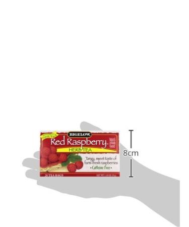 Bigelow Red Raspberry Tea - 20 Counts | Delicious Herbal Blend - Buy Online on SooperMarket.com