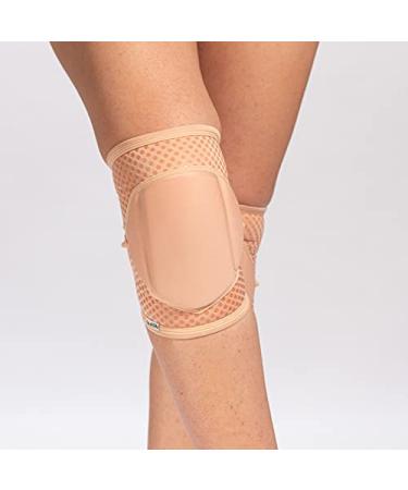 Queen Wear Nude Latte Grip Pole Dance Knee Pads - Woman Protection for Ballet, Modern Dance, and Indoor Sports (M) - Buy Online on SooperMarket.com