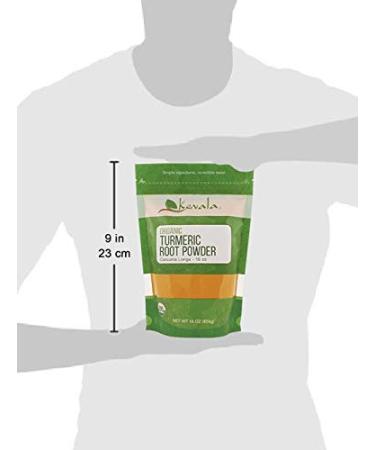 Kevala Organic Turmeric Powder 16 oz - Natural Superfood for Health & Wellness - Buy Online on SooperMarket.com