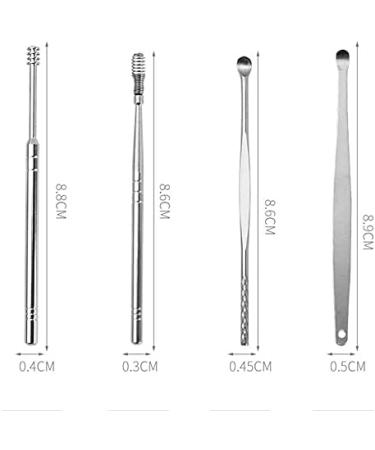6PCS Ear Cleaner Wax Removal Tool - Earwax Remover Curette Set for Ear Cleaning - Buy Online on SooperMarket.com