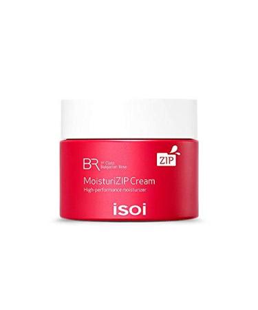 isoi Bulgarian Rose MoisturiZIP Cream 50g (1.69 oz)-Intense concentrated moisturizing cream all day hydration for very dry and sensitive skin high performance natural face moisturizer