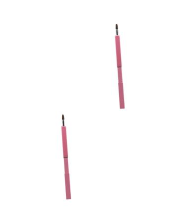 2pcs Makeup Tool Kit Lipstick Applicator Makeup Brush Handy Lip Brush Lip Brush Applicator