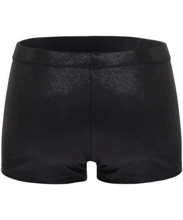 Aosva Little Big Girls' Sparkle Gymnastics Shorts 2-14Years - 2pcs Sparkleblack - Buy Online on SooperMarket.com