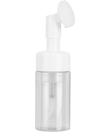 Portable Mousse Foaming Empty Bottle Refillable Travel Dispenser Container for Home Gift(100ML brush head white and transparent) - Buy Online on SooperMarket.com