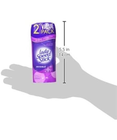 Lady Speed Stick Invisible Solid Antiperspirant Cool & Fresh 2 x 70g (Twin Pack) Cool & Fresh 2 count (Pack of 1) - Buy Online on SooperMarket.com