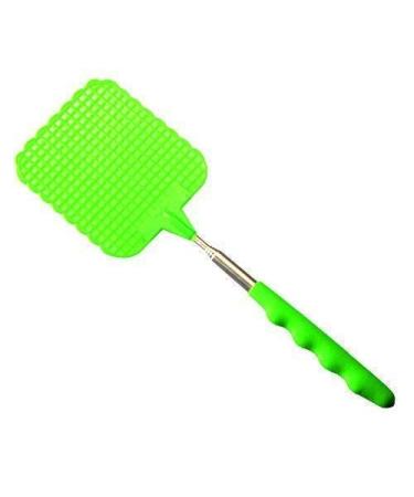 DRULINE telescopic fly swatter extendable fly swatter fly catcher (apple green)