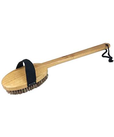 SudoreWell high-quality back brush body brush long made of bamboo wood with natural hair