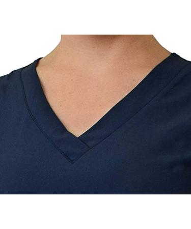 Green Town Women's Nurse Scrub Set GT4FLEX Straight Leg Cargo V-Neck, Navy/Indigo, Size Medium - Buy Online on SooperMarket.com