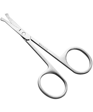 Harlington Group Beard Shaping Tool + Nose Hair Scissors Combo - Men's Facial Hair Styling Kit for Perfect Curve Cut Edging, Neckline, and Goatee Beard - Buy Online on SooperMarket.com