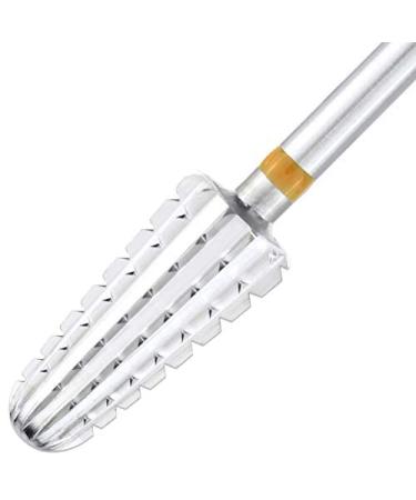 PANA 2-Way Volcano Carbide Bit 3/32 Shank - Silver 2X Coarse Grit | Dual Rotate Nail Drill Bit for Acrylic & Gel Nails - Manicure Pedicure Tool - Buy Online on SooperMarket.com