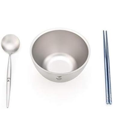 Keith Titanium Ti5354 Double-Wall Insulated Bowl - 18.6 fl oz | Lightweight & Durable - Buy Online on SooperMarket.com