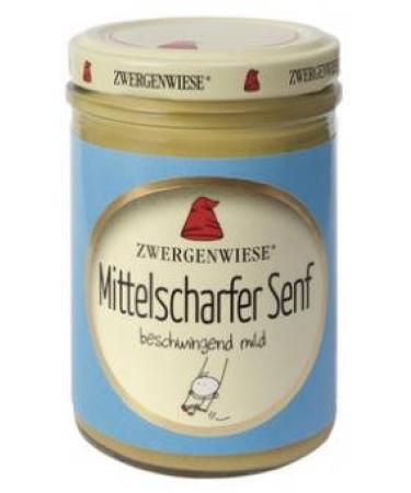 Zwergenwiese Organic Medium Hot Mustard (2 x 160 ml) 160 ml (pack of 2)