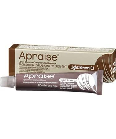 APRAISE PROFESSIONAL EYELASH & EYEBROW - TINT No.3.1 LIGHT BROWN 20ml by Apraise