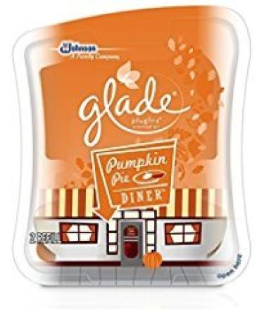 Johnson Glade PlugIns Scented Oil Pumpkin Pie Diner 2 Refills