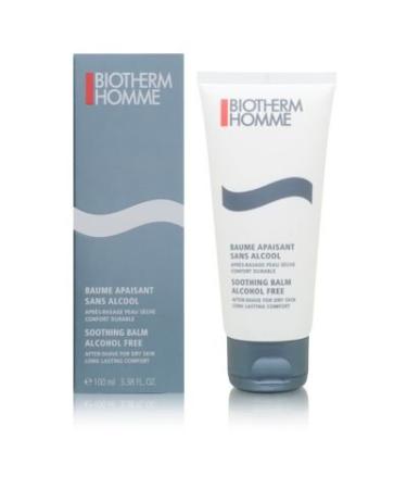 Biotherm Homme Soothing Balm Alcohol Free After Shave Balm for Men, Dry Skin, 3.38 Ounce